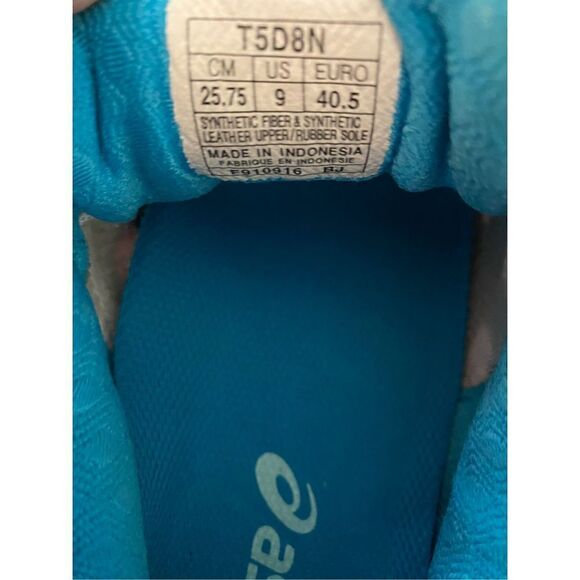 ASICS women’s gel cumulus 17, gray and blue running shoes size 9  - Picture 7 of 7